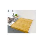 çeçem ticaret Bambu Kenarlı Kesme Tahtasi 35x46cm.tezgah Üstü Kenarlı Aksesuar, Hamur Açma Tahtası