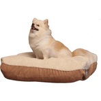 CecePet 60 x 40 cm Krem Miu Serisi Çift Taraflı Kedi ve Köpek Yatağı