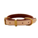 CecePet Freya Handmade Deri Köpek Tasması Pembe M (36-45CM) Cl-Fr-P-M