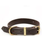 CecePet Horus Handmade Deri Köpek Tasması Kahverengi M (36-45CM) Cl-Ho-Br-M