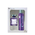 Cecile Aura EDT 100 ml ve Deodorant 150 ml Kadın Parfüm Seti