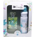Cecile Irıs 55 ml EDT + 150 ml Deodorant Kadın Parfüm Set