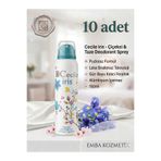 Cecile Iris Deodorant 150 ml 10 Adet