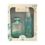 Cecile Iris EDT Kadın Parfüm ve Body Mist Seti 100 ml ve 150 ml Ferahlatıcı Koku