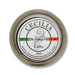 CECILIA 'A Piacere' Sello için Reçine, Rosin Selofan Fiyonkları için Özel Formüle Edilen Selofan Rosin (MINI (Yarım Kek))