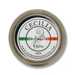 CECILIA PB 2020 CREMONA IN AMERICA CECILIA 'A Piacere' Keman için Rosin, Keman Fiyonkları için Özel Olarak Formüle Edilmiş Keman Rosini (MINI (Yarım Kek))