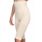 Cecimer 1 Beden Küçülten 2015 Kadın Double Uzun Paça Korse Ten, Bej, 2XL