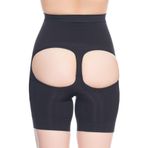 Cecimer 1 Beden Küçülten Kadın Siyah Kalça Açık Boxer Korse 2032s, Turuncu, M
