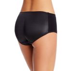 Cecimer 1 Beden Küçülten Kadın Siyah Seamless Slip Pop Up Külot Korse, Siyah, 2XL