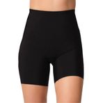 Cecimer 1 Beden Küçülten Kadın Siyah Toparlayıcı Lazer Kesim Boxer Korse 2816, Siyah, S