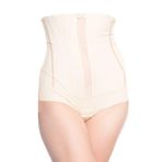 Cecimer 1 Beden Küçülten Kadın Ten Altı Agraflı Özel Slip Body Korse 2886, Bej, 2XL