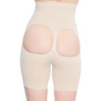 Cecimer 1 Beden Küçülten Kadın Ten Kalça Açık Boxer Korse 2032t, Bej, XL