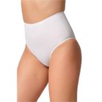 Cecimer 1 Beden Küçülten Kadın Yapıştırma Lazer Kesim Yüksek Bel Bato Slip Korse, Bej, M