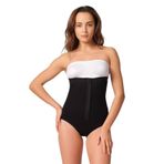 Cecimer 1 Beden Küçülten Önden Agraflı Di.kişsiz Yüksek Bel Slip Korse, Turuncu, 2XL