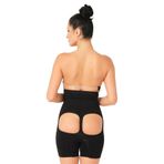 Cecimer 1 Beden Küçülten Seamless Popo Açı.k Yüksek Bel Boxer Korse, Turuncu, M