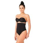 Cecimer 1 Beden Küçülten Seamless Yüksek Bel Karın Destekli String Külot Korse 2054 Siyah, Turuncu, M