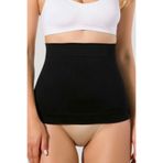 Cecimer 1 Beden Küçülten Siyah Hamile Double Bel Lohusa Korse, Turuncu, 2XL