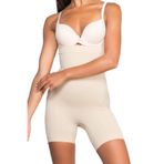 Cecimer 1 Beden Küçülten Ten Mı 2033 Popo Açık Boxer Korse, Bej, XL
