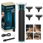 Cecotec Bamba PrecisionCare. Hassas Kesim, 4 Kılavuz Tarak (1 mm - 4 mm), Saç ve Sakal, 90 Dakikaya Kadar Özerklik