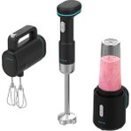 Cecotec Blendgo Pack Şarjlı Mikser Blender Mutfak Seti Kablosuz Taşınabilir Güçlü - Siyah