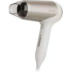 Cecotec Ionicare Power & Şampanya Katlanabilir Saç Kurutma Makinesi, 2400 W, Dc Motor, Gerçek Iyon Teknolojisi, Kompakt Soğuk Hava, Difüzör, Konsantre Başlığı Taşıma Çantası Dahil
