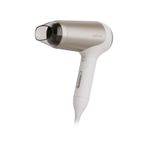 Cecotec IoniCare Power & Travel şampanya katlanabilir saç kurutma makinesi, 2400 W, DC motor, gerçek iyon teknolojisi, kompakt soğuk hava, difüzör, konsantre başlığı ve taşıma çantası dahil