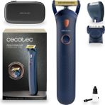 Cecotec Sakal Düzeltici Precisioncare Oneshave Pro. Titanyum Bıçaklar, Mıknatıs Sistemli Esnek Başlık, LED Işık, Ipx7, Ayarlanabilir Tarak 0,5-8 mm + Folyo Başlık, Kauçuk Sap