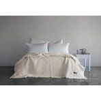 Cedric Polyester Dolgulu Yıkamalı Yatak Örtüsü - Krem - 230 x 240 cm