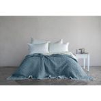 Cedric Polyester Dolgulu Yıkamalı Yatak Örtüsü - Lacivert - 230 x 240 cm