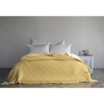 Cedric Polyester Dolgulu Yıkamalı Yatak Örtüsü - Sarı - 230 x 240 cm