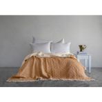 Cedric Polyester Dolgulu Yıkamalı Yatak Örtüsü - Somon - 230 x 240 cm
