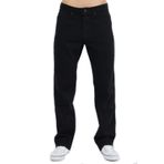 Cedy Denim CD346 Baggy Düz Kesim Siyah Erkek Jeans Pantolon