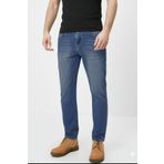 CEDY DENIM Dar Paça Erkek Yüksek Bel Kot Pantolon - Salaş Mom Jean -koyumavi C333