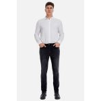 Cedy Denım Erkek Yüksel Bel Bol Kesim Boru Paça Kot Pantolon Reguler Fit Jean C336 - 30 / 30 - Antrasit