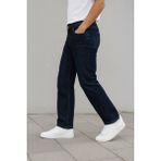 Cedy Denım Erkek Yüksel Bel Bol Kesim Boru Paça Kot Pantolon Reguler Fit Jean C336 - 30 / 30 - Lacivert
