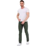Cedy Denım Erkek Yüksel Bel Bol Kesim Boru Paça Kot Pantolon Reguler Fit Jean - C336 - 31 / 32 - Haki