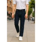 Cedy Denım Erkek Yüksel Bel Bol Kesim Boru Paça Kot Pantolon Reguler Fit Jean C336 - 31 / 32 - Ham Mavi