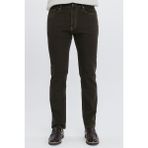 Cedy Denım Erkek Yüksel Bel Bol Kesim Boru Paça Kot Pantolon Reguler Fit Jean - C336 - 32 / 32 - Kahverengi
