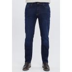 Cedy Denım Erkek Yüksel Bel Bol Kesim Boru Paça Kot Pantolon Reguler Fit Jean C336 - 33 / 34 - Lacivert