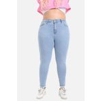 CEDY DENIM Kadın Buz Mavi Büyük Beden Skinny Fit Yüksek Bel Full Likralı Yumuşak Giyim Jean Pantolon C597