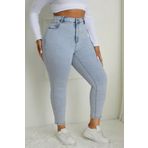 CEDY DENIM Kadın Kar Yıkama Büyük Beden Skinny Fit Yüksek Bel Full Likralı Yumuşak Giyim Jean Pantolon -kar C597