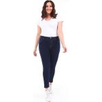CEDY DENIM Kadın Yüksek Bel Skinny Fit Jeans Büyük Beden Kot Pantolon Düz Parlament C597 - 38 - Dropsuz