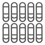 CEEYSEE 10 adet bisiklet silikon bant 7 cm/2,76 inç bisiklet ışığı lastik bant bisiklet silikon bant streç gidon tutucu sabitleme lastik halka bisiklet ışığı, hoparlör (GJB-D)
