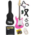 CEG-36PK 8-12 Yaş Çocuklar Için Amfili Full 3/4 36 Inç Elektro Gitar Seti Pembe