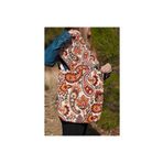 Cegmub Otantik Bez Çanta ve Portföy Clutch El Çantası, Etnik Omuz Çanta, Makine Dokuma Kalın Kumaş Çanta