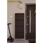 Ceha Kilitli 4'lü Metal Ayakkabılık Kahverengi - K.AYK-4 /AB8317/KL Kahverengi