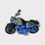 Çek Bırak Custom Motorsiklet 9 cm - Mavi (Lisinya)