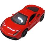 Çek Bırak Metal Araba - 4311B - Kırmızı