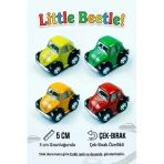 Çek Bırak Vosvos Kaplumbağa Araba 5 cm Mini Beetle Oyuncak Araba