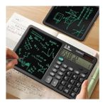 Cekar Store 12 Haneli Hesap Makinesi, Yazı Tahtası Özellikli, Siyah